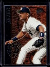 DEREK JETER 1997 FLEER ULTRA LEATHER SHOP INSERT