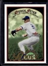 DEREK JETER 2001 FLEER TRADITION GRASS ROOTS INSERT