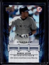 DEREK JETER 2008 UPPER DECK SPECTRUM RETROSPECTIVE INSERT