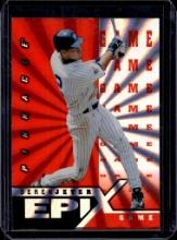 DEREK JETER 1997 PINNACLE EPIX GAME ORANGE SP