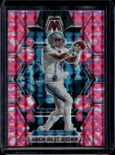 AMON-RA ST. BROWN 2023 PANINI MOSAIC PINK CAMO PRIZM