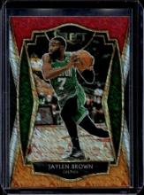 JAYLEN BROWN 2020-21 PANINI SELECT TRI COLOR FLASH PRIZM