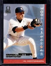 DEREK JETER 2000 PACIFIC OMEGA A.L. CONTENDERS INSERT