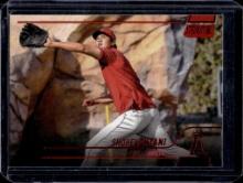 SHOHEI OHTANI 2022 STADIUM CLUB RED FOIL TEAM COLOR MATCH