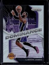 LEBRON JAMES 2020-21 PANINI PRIZM DOMINANCE SILVER PRIZM