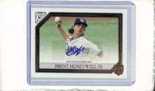 BRENT HONEYWELL JR 2020 TOPPS GALLERY AUTOGRAPH ROOKIE CARD