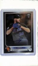 TYLOR MEGILL 2022 TOPPS CHROME AUTOGRAPH ROOKIE CARD