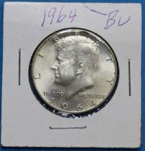 1964 Silver Kennedy Half Dollar Coin