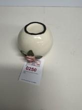 porcelain small vase with flower