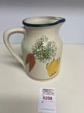 Hartstone Pottery Farmers Market Hand Painted 32 Oz. Stoneware