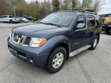 2005 NISSAN PATHIFINDER SE OFF ROAD SUV, 4.0L V6, 215,364 MILES, VIN: 5N1AR18W15C746726