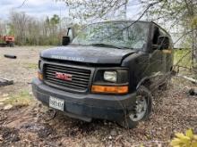 2010 GMC SAVANA VAN, VORTEC 4.8L V8 ENGINE, W/ CONTENTS - NOT STARTED