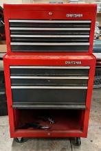 Double Tier Craftsman Roll Around Tool Box