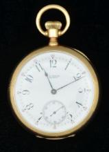 PRESENTATION MEYLAN GOLD POCKET WATCH OF FREDERICK