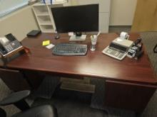 Exectuive Office Desk & Contents