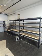 3 Sections Industrial Shelving