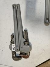 Heavy Duty Aluminum Pipe Wrench 18"
