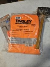 Tingley Rainwear SM Rubber Mallet Wood Handle 3pc Offset Screwdriver Set