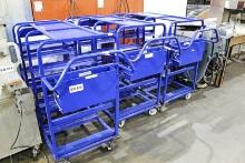 NATIONAL CART CO. BLUE TOTE PICKING CART