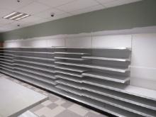 MADIX WALL SHELVING 78IN TALL 22/22 - 63FT RUN - SOLD BY THE FOOT