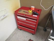 26-INCH RED TOOL CART