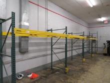 8FT TALL PALLET RACKING 42IN DEEP - SOLD BY THE OPENING
