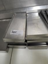 S/STEEL MEAT/SEAFOOD TRAYS 6X15