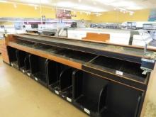 16FT DRY PRODUCE SHELVING WITH CARTS