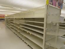 LOZIER GONDOLA SHELVING 78IN TALL 20/20, 19/19 - 40FT RUN W/4FT END CAP - SOLD BY THE FOOT