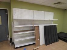 LOZIER WALL SHELVING 84IN TALL 19/19 - 10FT RUN - SOLD BY THE FOOT
