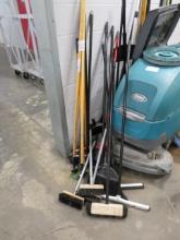 MISC BROOMS - ONE LOT