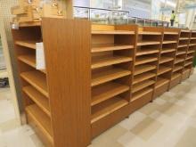 36-INCH WOOD SHELVING UNITS