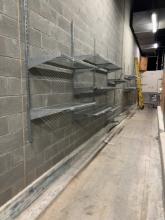 GALVANIZED WALL SHELVING