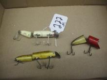 3 Heddon Fishing Lures