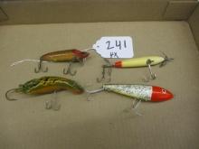 4 Heddon Fishing Lures