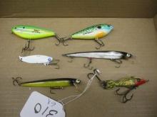 6 Heddon Fishing Lures